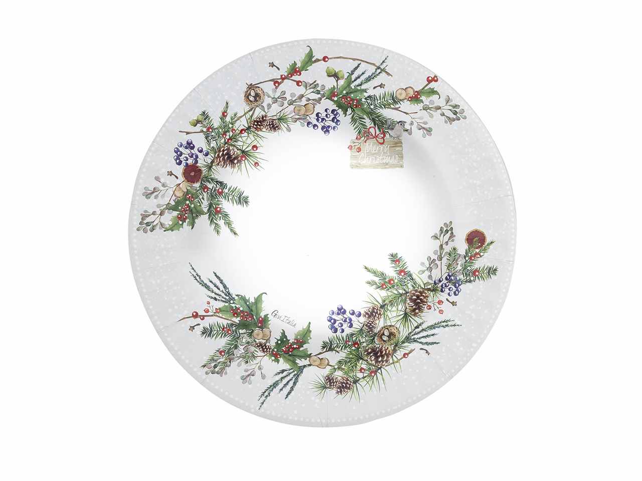 Piatti cm27 christmas frozen 8 pezzi
