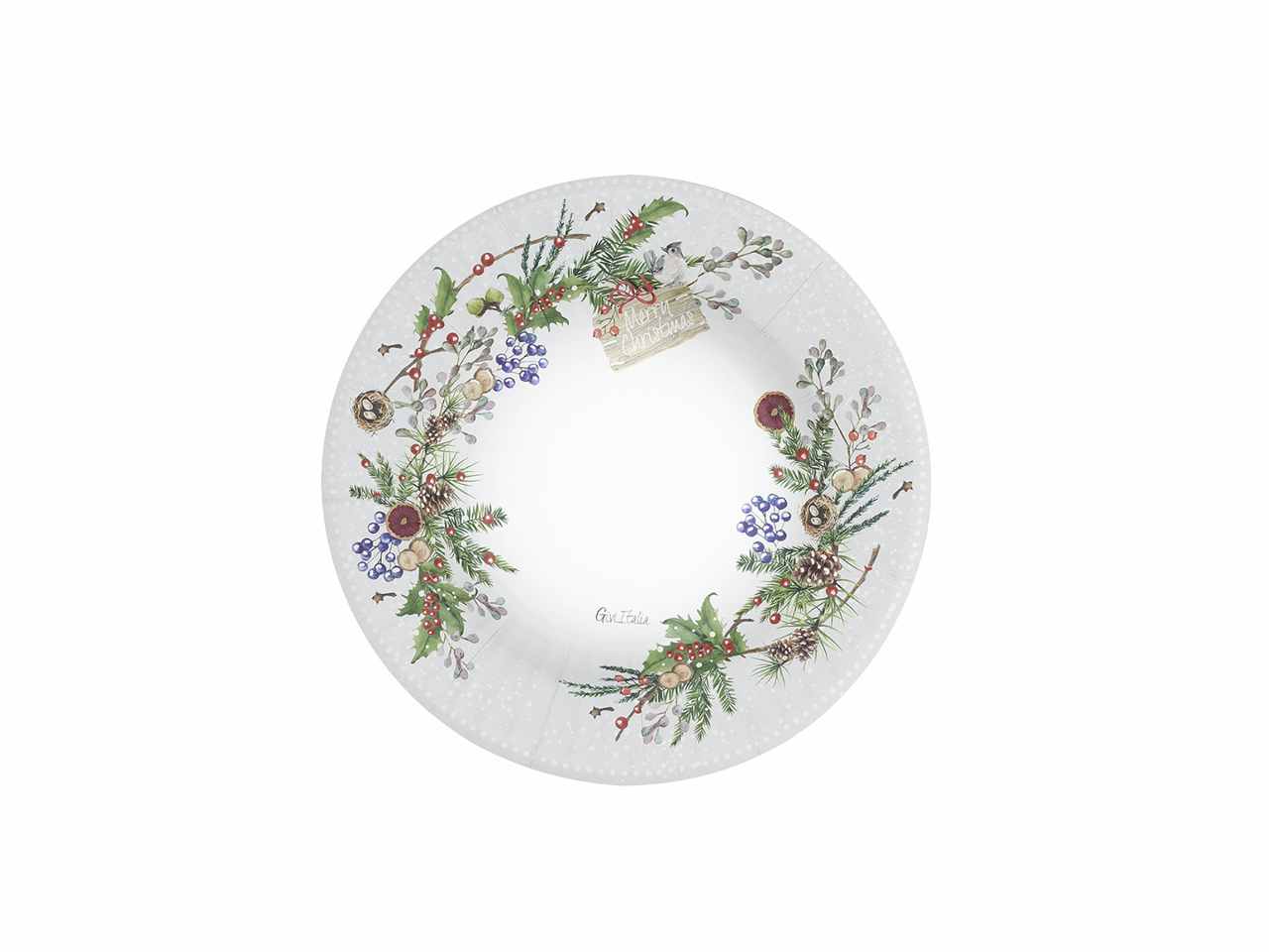 Piatti cm21 christmas frozen 8 pezzi