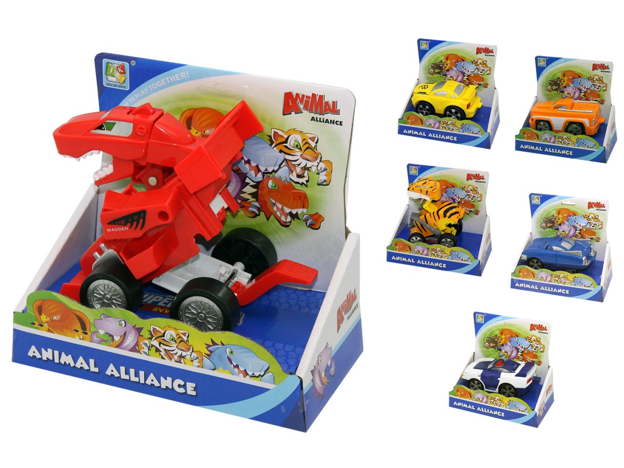 Animal transformers a frizione 6 assortimenti