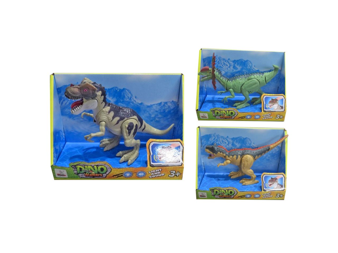 Dinosauro dino walkers luci verso 3 assortimenti
