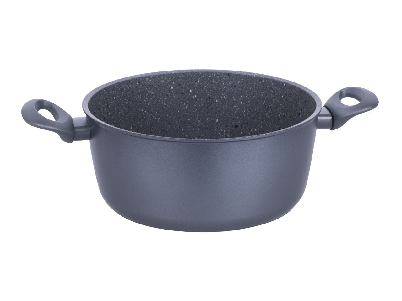 Casseruola 2 manico in alluminio antiaderente misura 24cm linea tipa