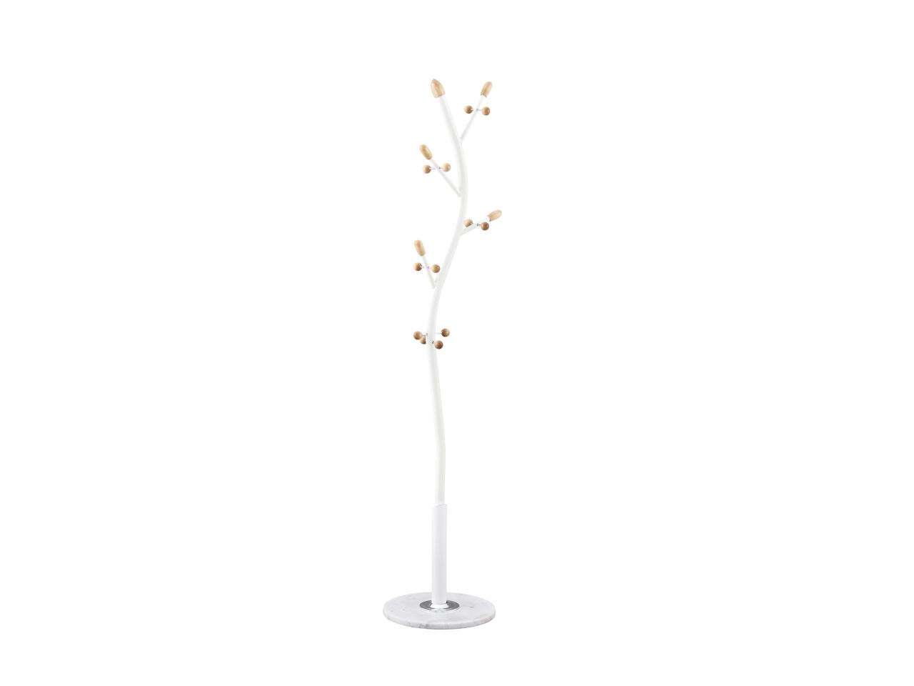 Appendiabiti kaindy bianco 36x36x174cm