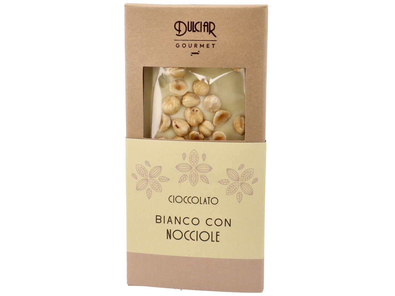 Gourmet tavoletta bianco/nocciole 100gr