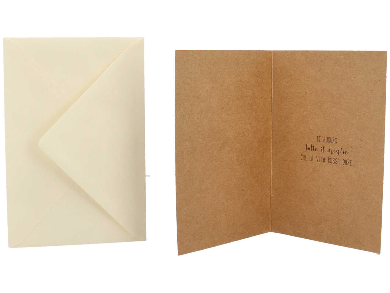 Biglietti per compleanno kraft linea cartomania greetings con fili oro olografico e applicazioni 3d misura 11,8x16,8cm