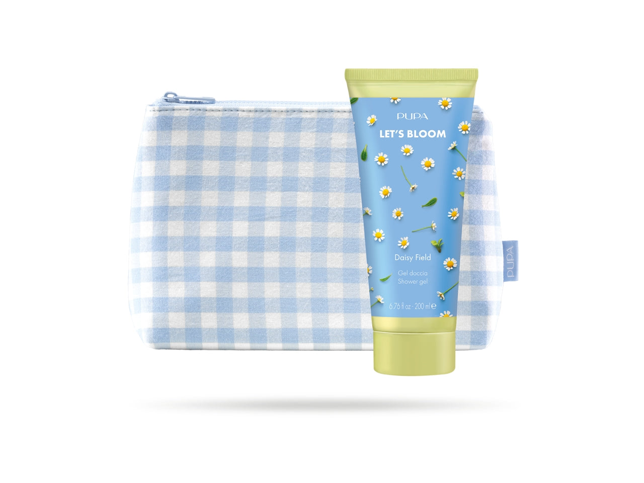 Pupa beauty kit let's bloom daisy field - pochette + gel doccia 200ml