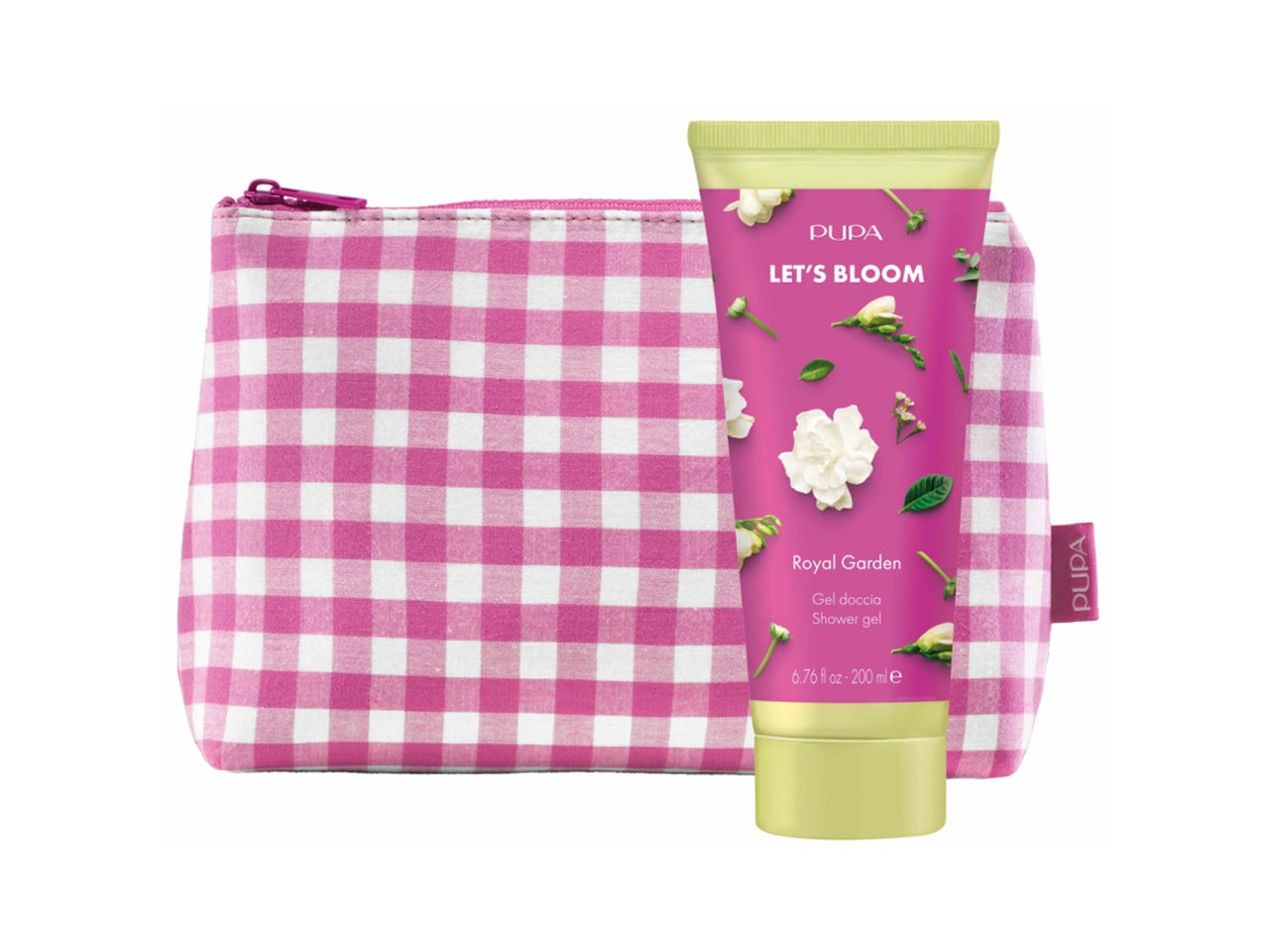 Pupa beauty kit let's bloom royal garde - pochette + gel doccia 200ml