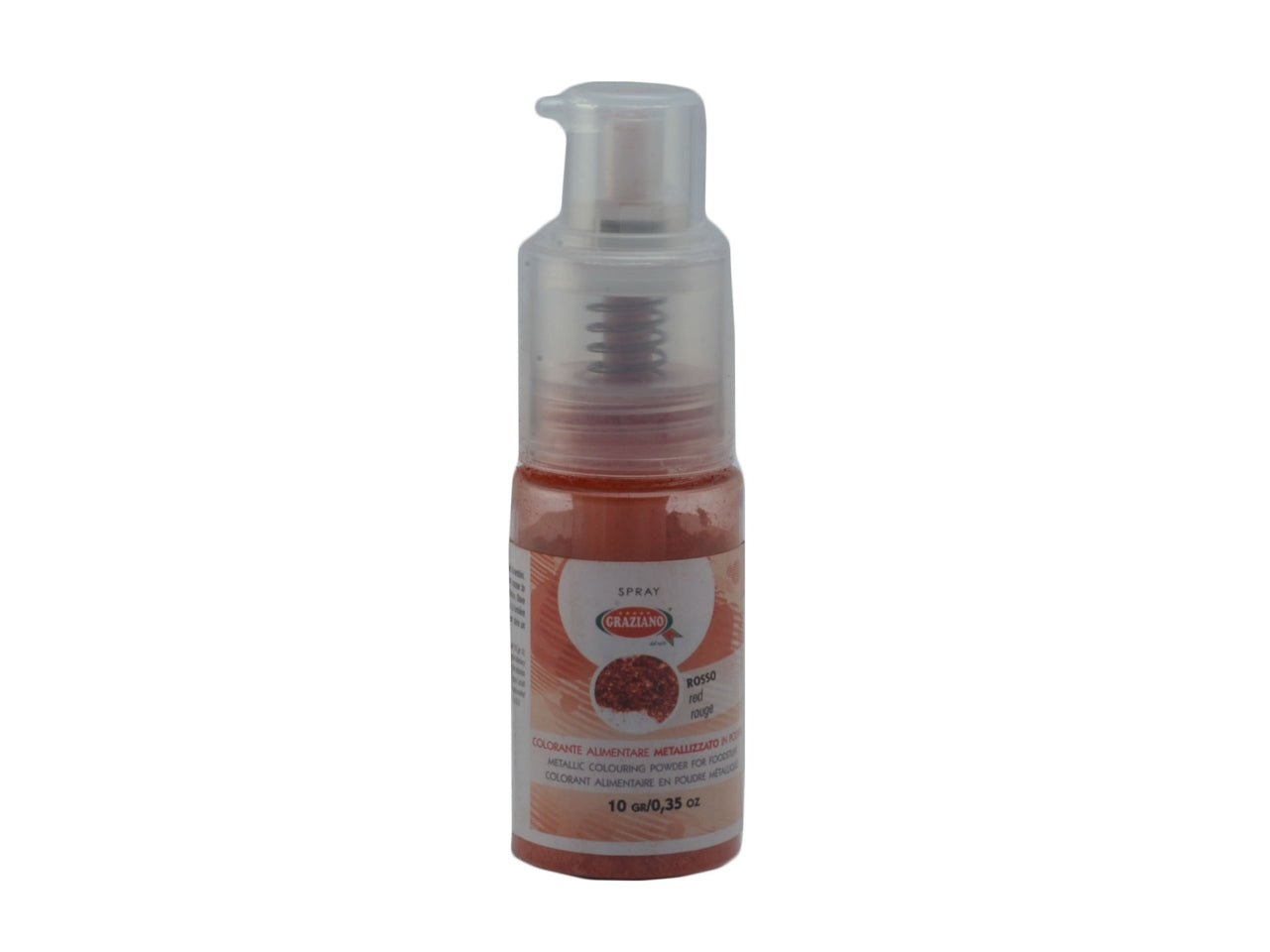Colorante spray perlato rosso 10gr