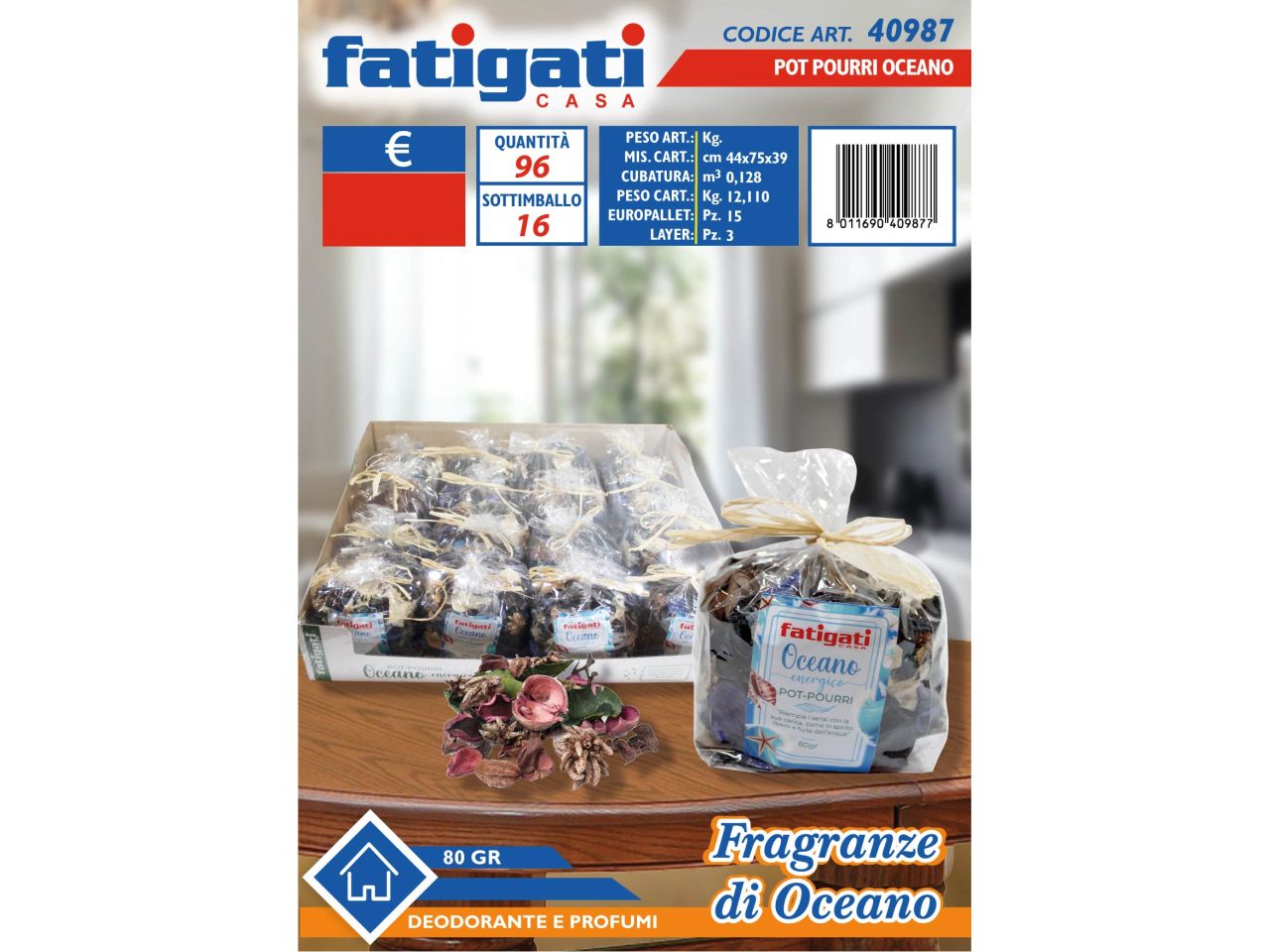 Potpourri oceano 80gr