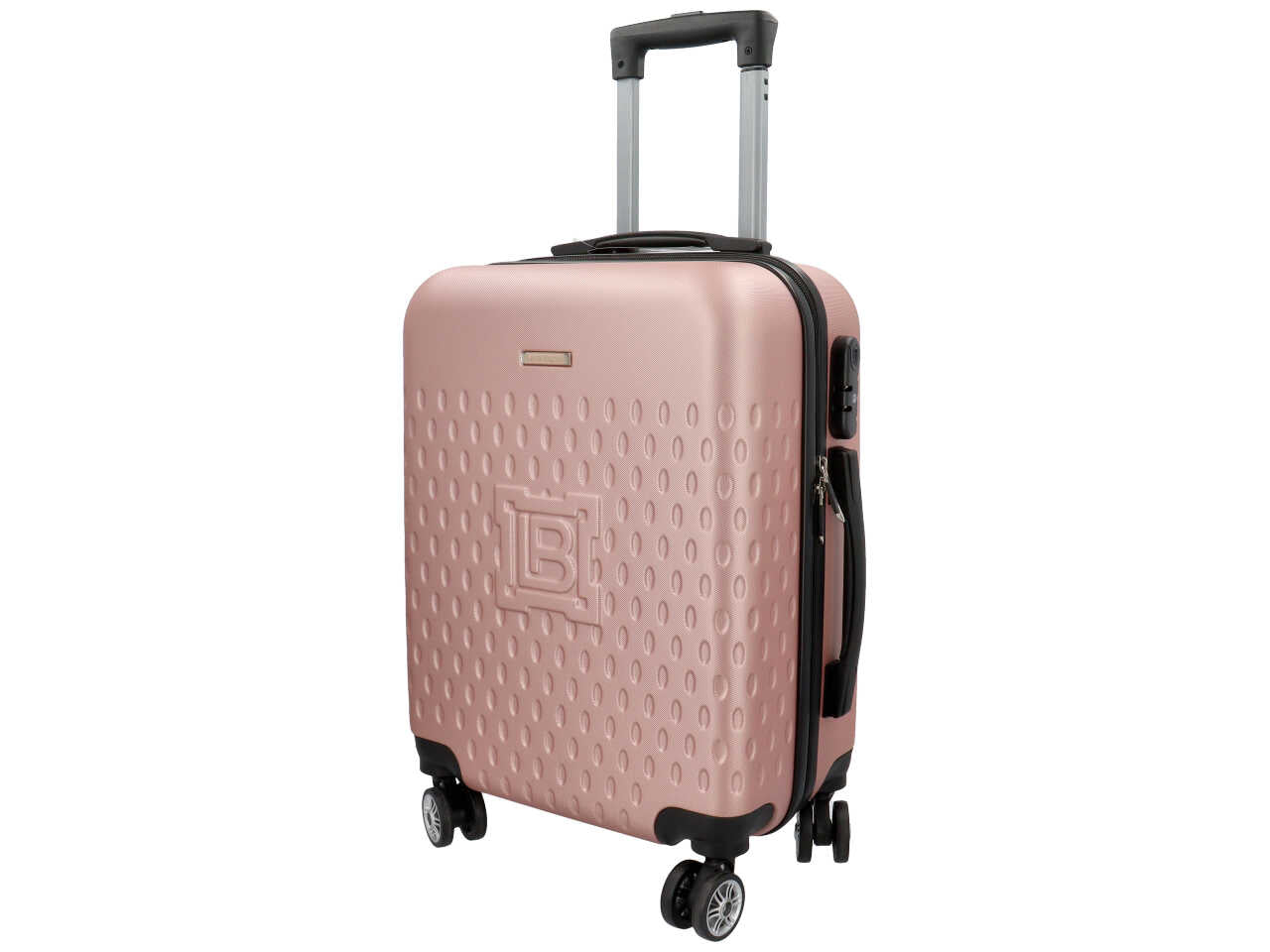 Set trolley blu e rosa, 4 ruote, set da 3 pezzi, 45x35x75 cm, 40x29x65 cm, 35x24x56 cm - Laura Biagiotti