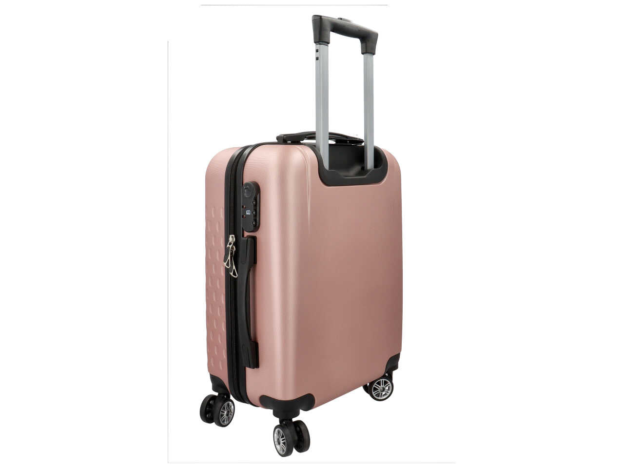 Set trolley blu e rosa, 4 ruote, set da 3 pezzi, 45x35x75 cm, 40x29x65 cm, 35x24x56 cm - Laura Biagiotti