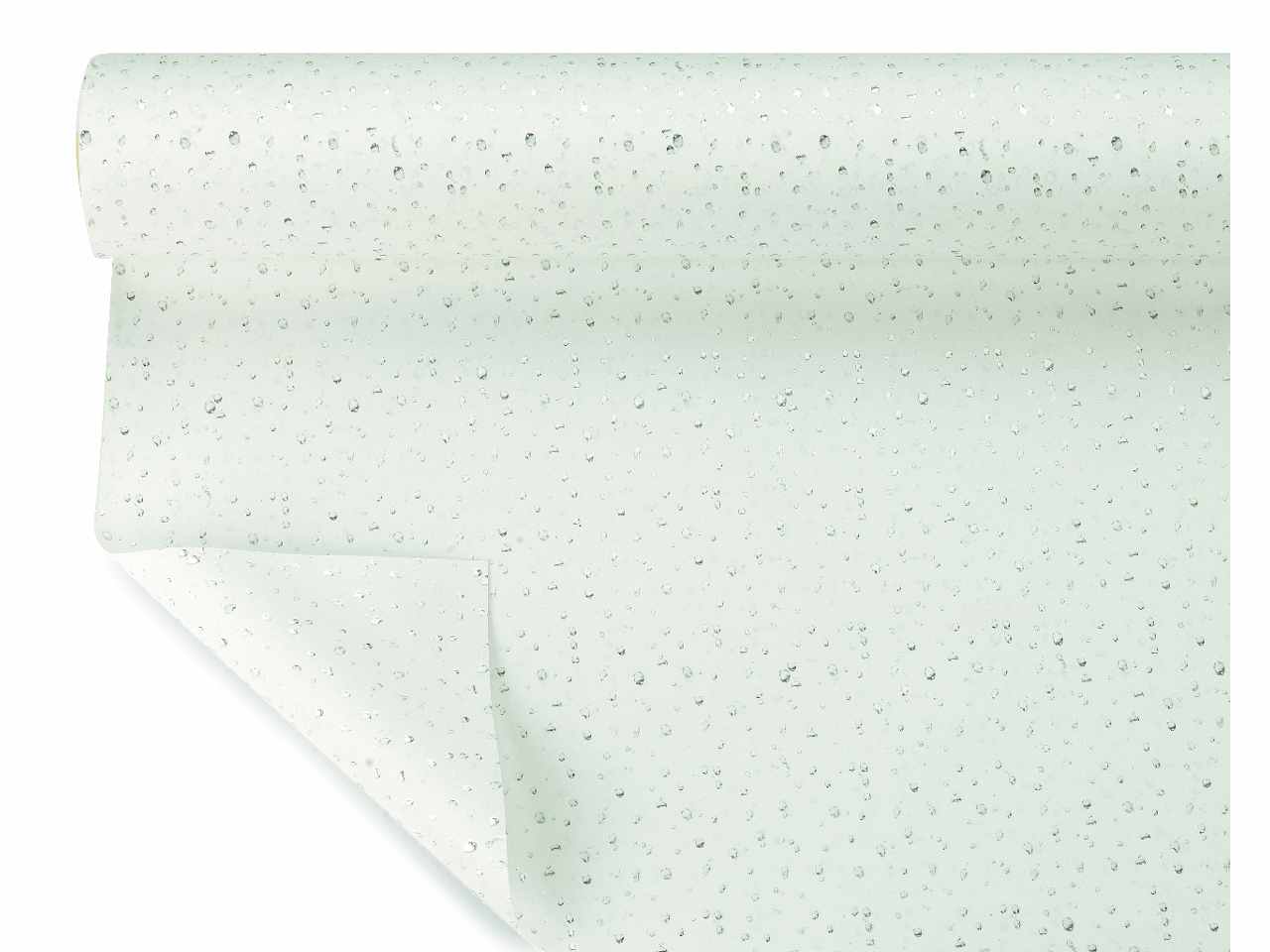 Bobina perlata 40my 1,00x25mt rainy bianca