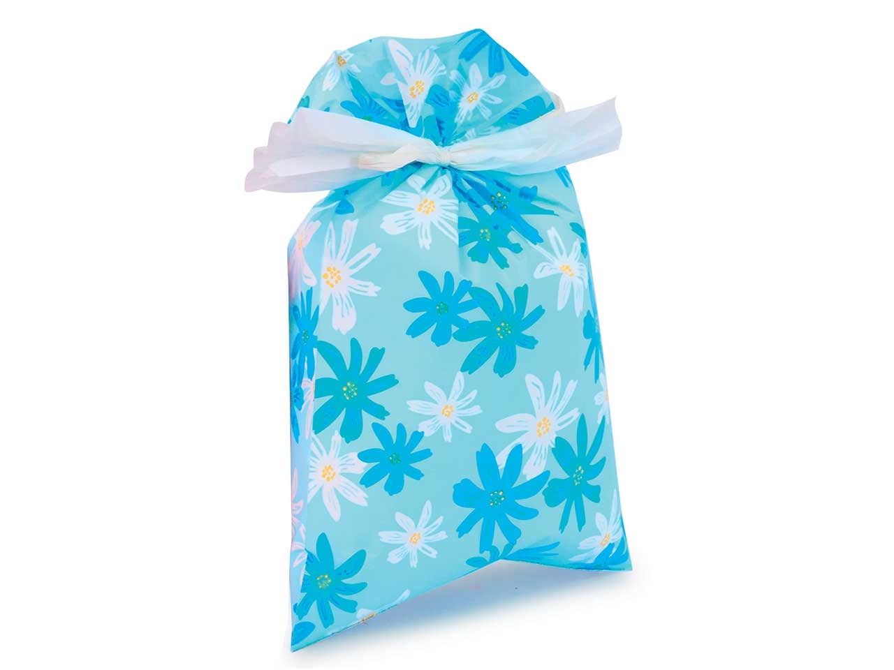 Buste Regalo a fiori 20x32 cm Piennepi, 100 Pezzi in Polipropilene - Confezione Assortita in diversi colori Colori, Made in Italy