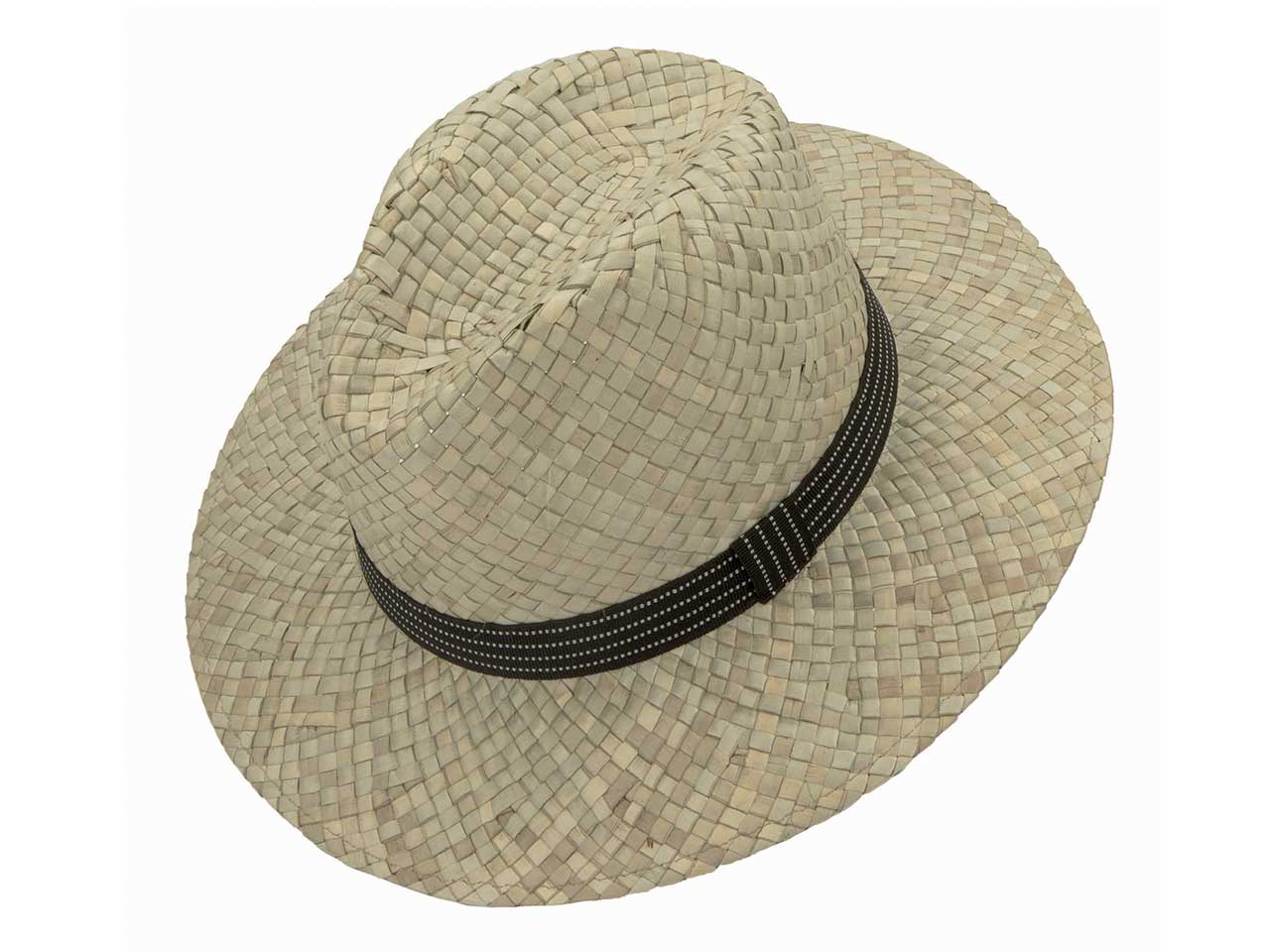 Cappello in paglia naturale da uomo taglie 56/58/60 cm - Finardi