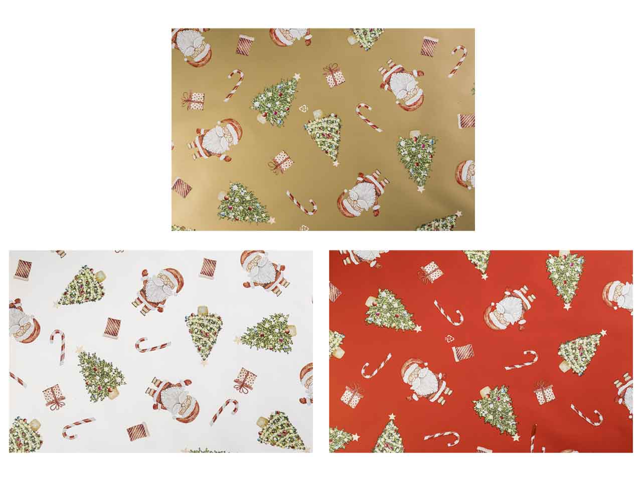 Buste 20x35cm decoro babbo natale assortite - la confezione contiene 50 buste