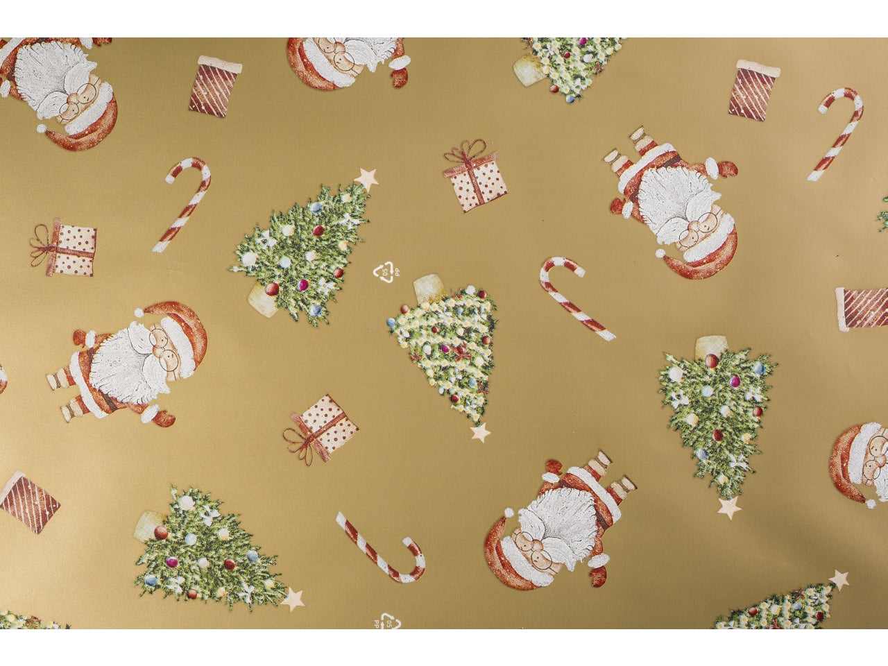 Buste 35x50cm decoro babbo natale assortite - la confezione contiene 50 buste