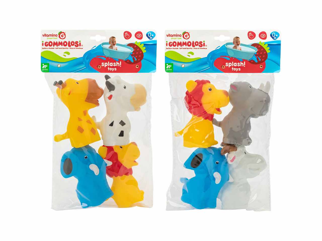 Gommolosi animali 4pz 05437