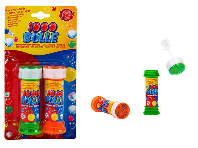 W toys bolle di sapone 55ml 2 pezzi 35949