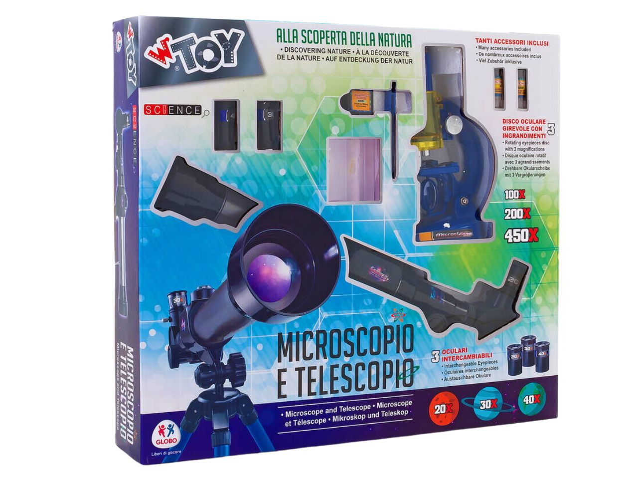 Microscopio e telescopio c/acc. 36356