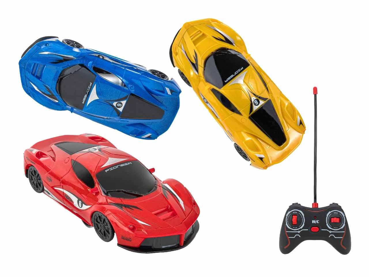 Auto con radiocomando spidgravity 40mhz con pacco batterie in tre colori assortiti