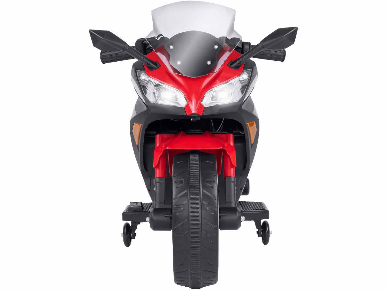 Moto elet.rosso b/o c/led 12v 40694