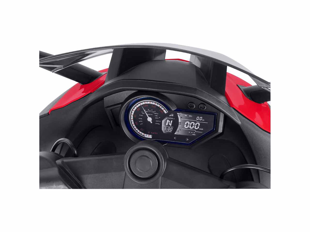 Moto elet.rosso b/o c/led 12v 40694