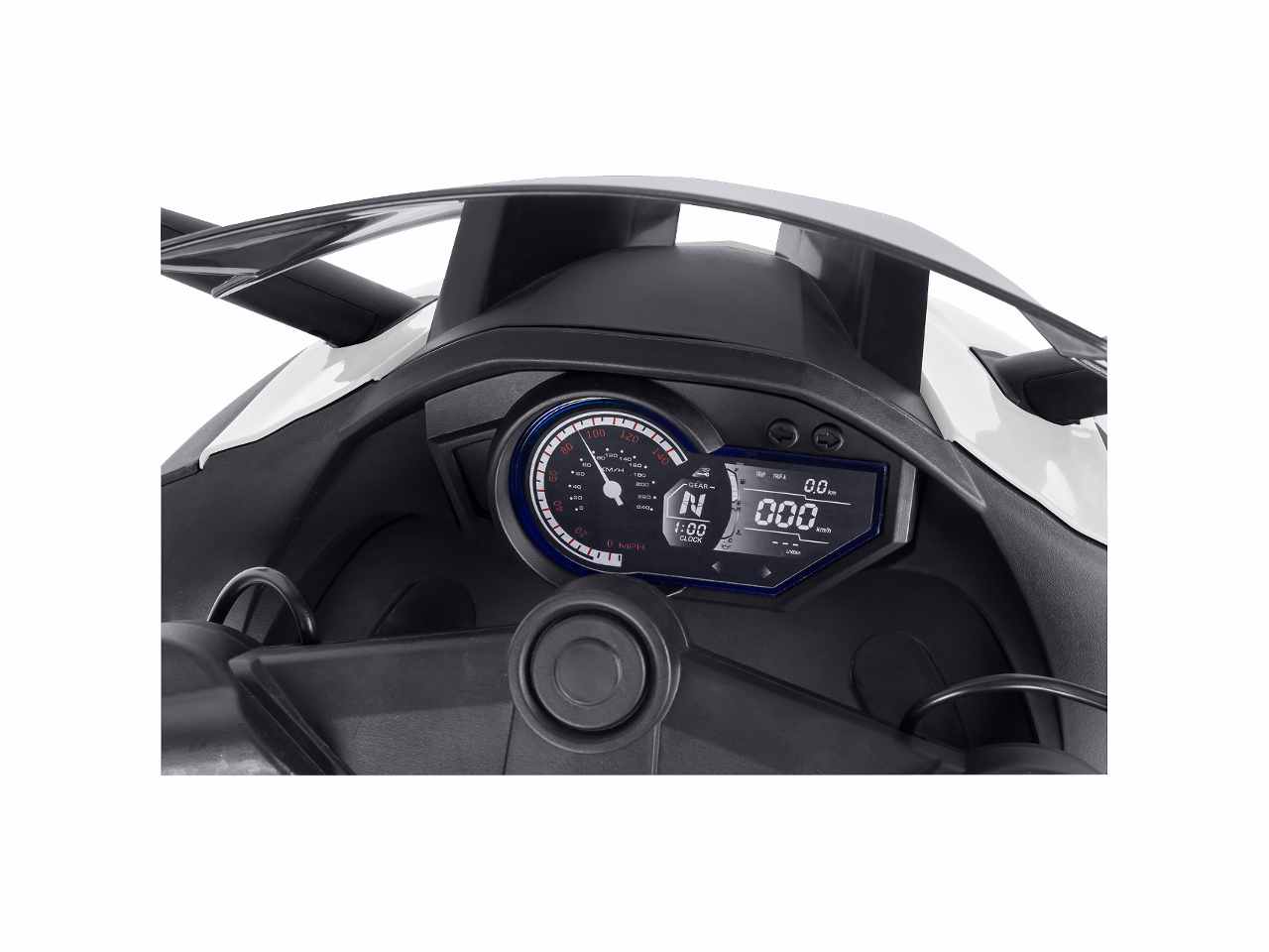 Moto elet.bianco b/o c/led 12v 40695 $