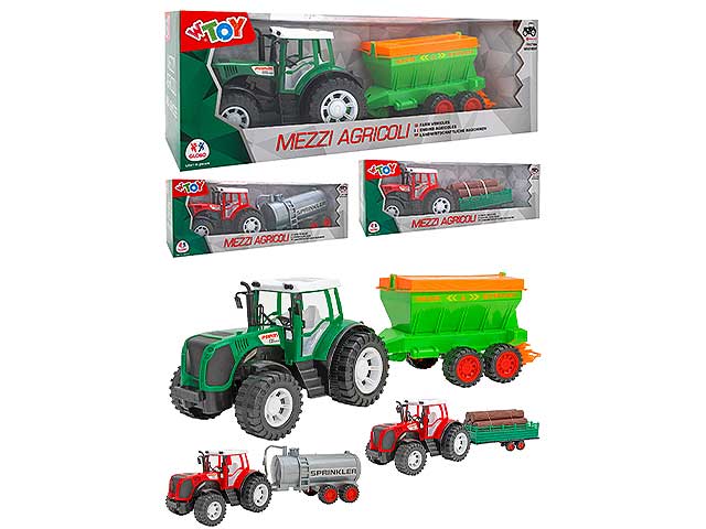 Trattore a frizione c/rimorchio 40742