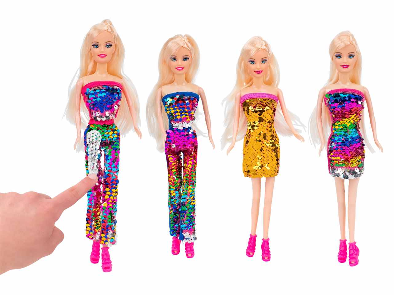 Olly fashion doll c/vestiti paill.40767