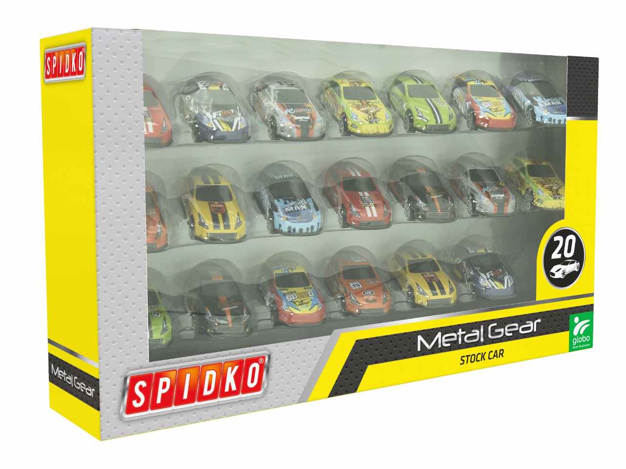 Spidko auto metallo 20 pezzi 40824