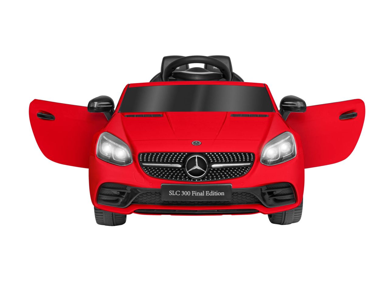 Auto elettrica mercedes slc rosso 12v 4,5ah rc 2,4