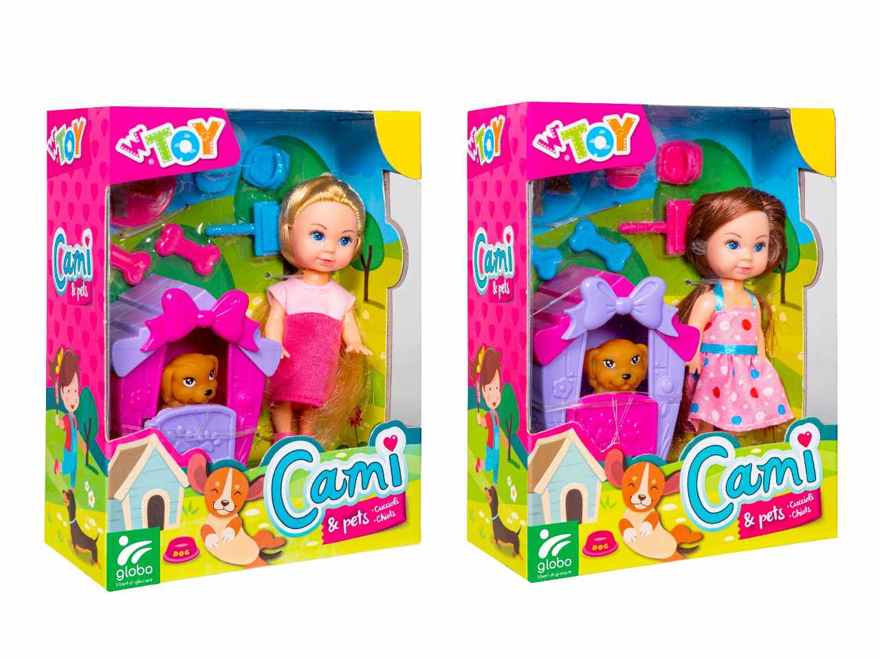 W toy bambolina con casetta cane 41263