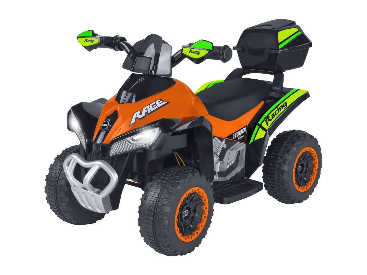E-spidko quad 6v 4.5ah motore 1x15w arancione