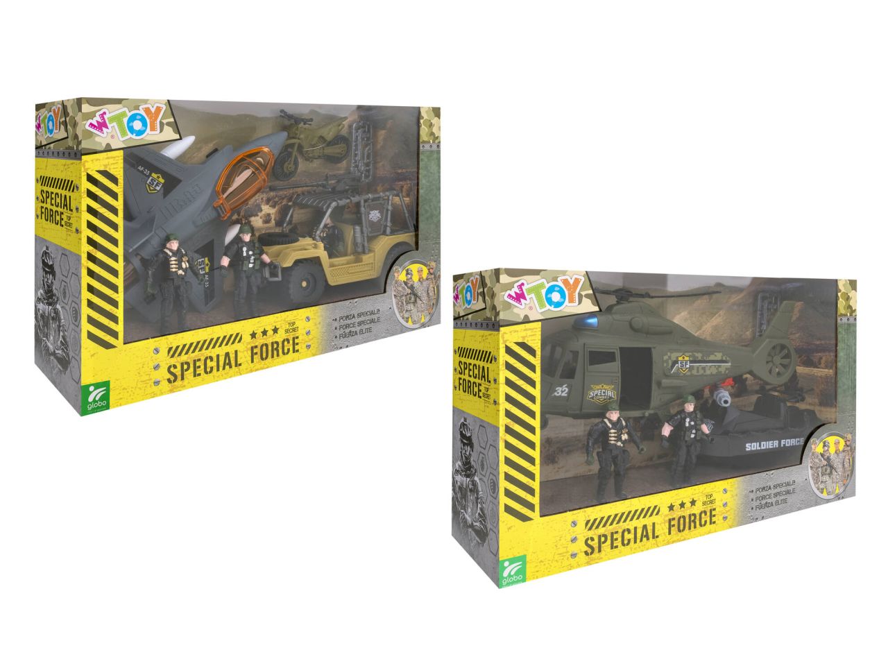 Heroes of the globe playset militare con mezzi, personaggi e accessori