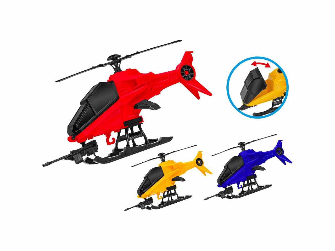 Elicottero forze dell'ordine 25cm 41678