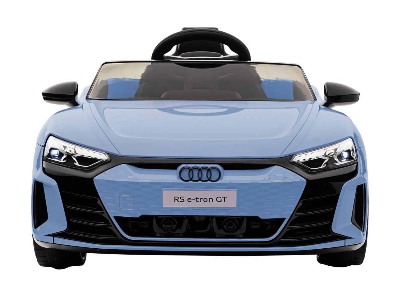 Auto elettrica audi e-tron gt colore blu 12v 4,5ah con radiocomando 2,4g