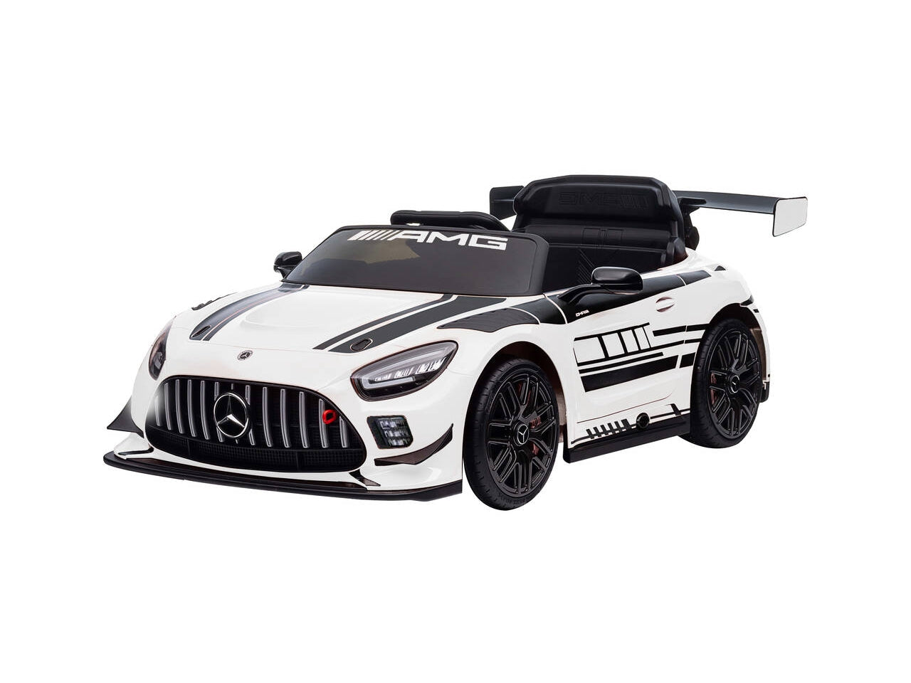 Auto elettrica mercedes amg gt3 bianco 12v radiocomandata