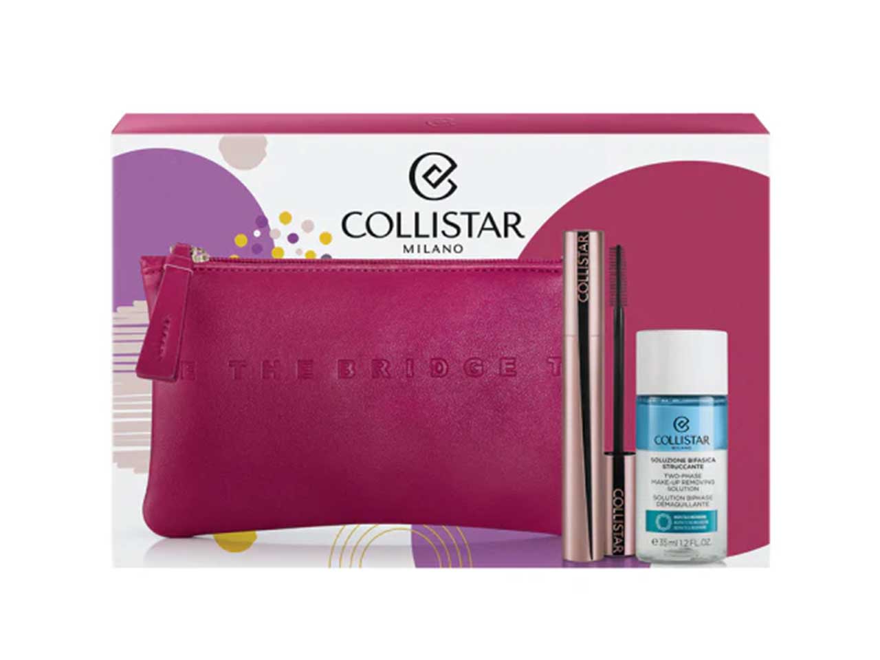 Collistar mascara infinito extra nero + bifasica struccante coffret