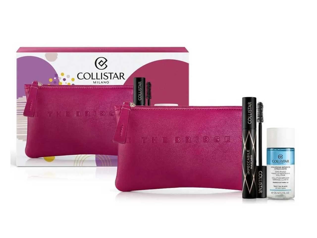 Collistar mascara impeccabile ultra nero + bifasica struccante coffret