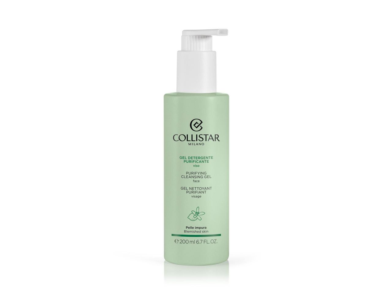 Collistar gel detergente purificante viso 200ml