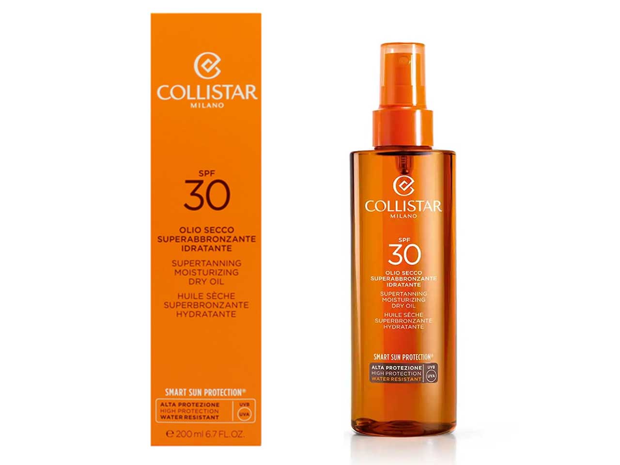Olio secco Collistar superabbronzante idratante spf30 da 200ml