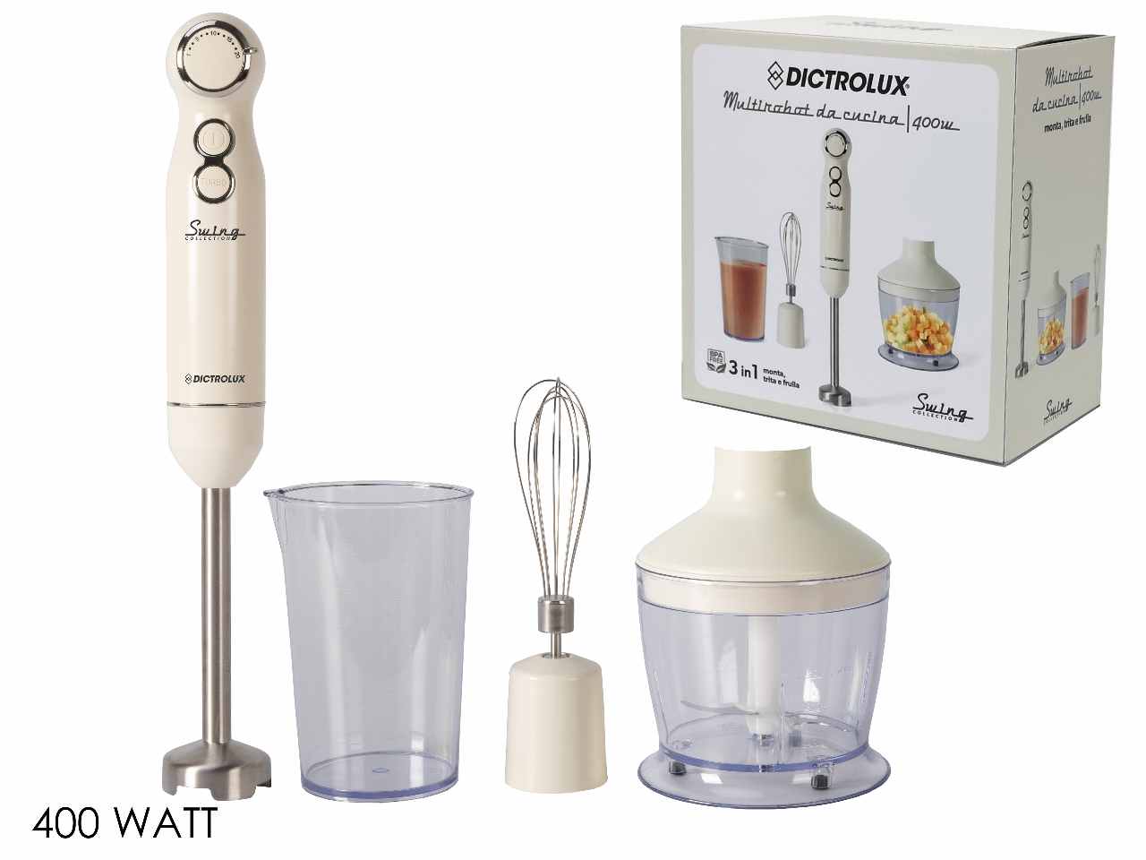 Multirobot c/acc.400w crema 882500