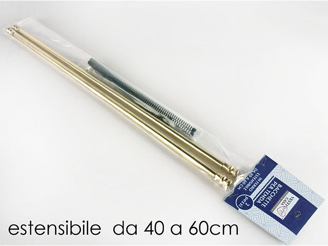 Bastone a molla 40-60cm 2 pezzi 606037