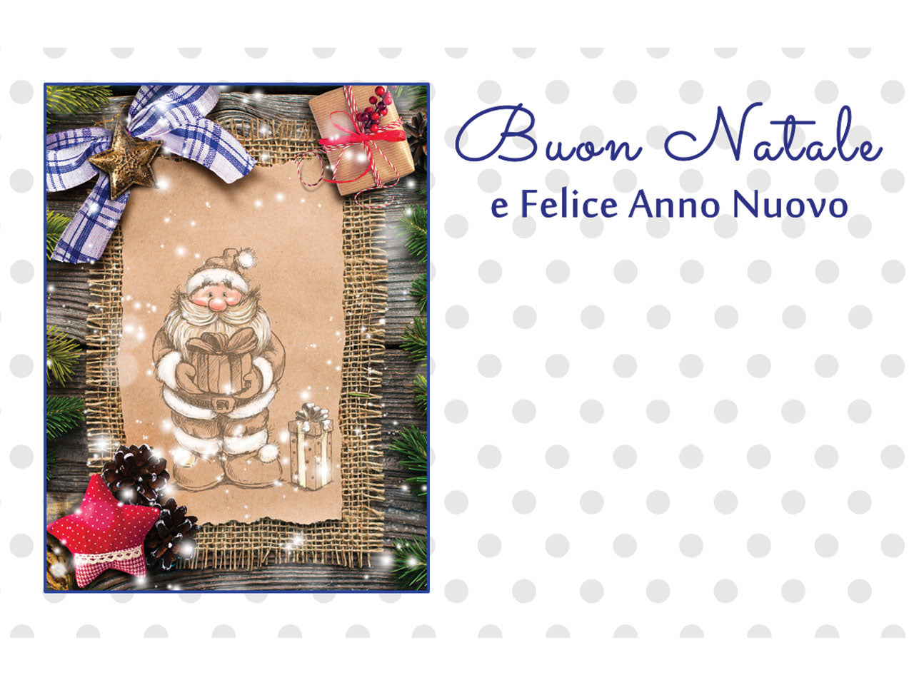Biglietto auguri natalizio 100pz