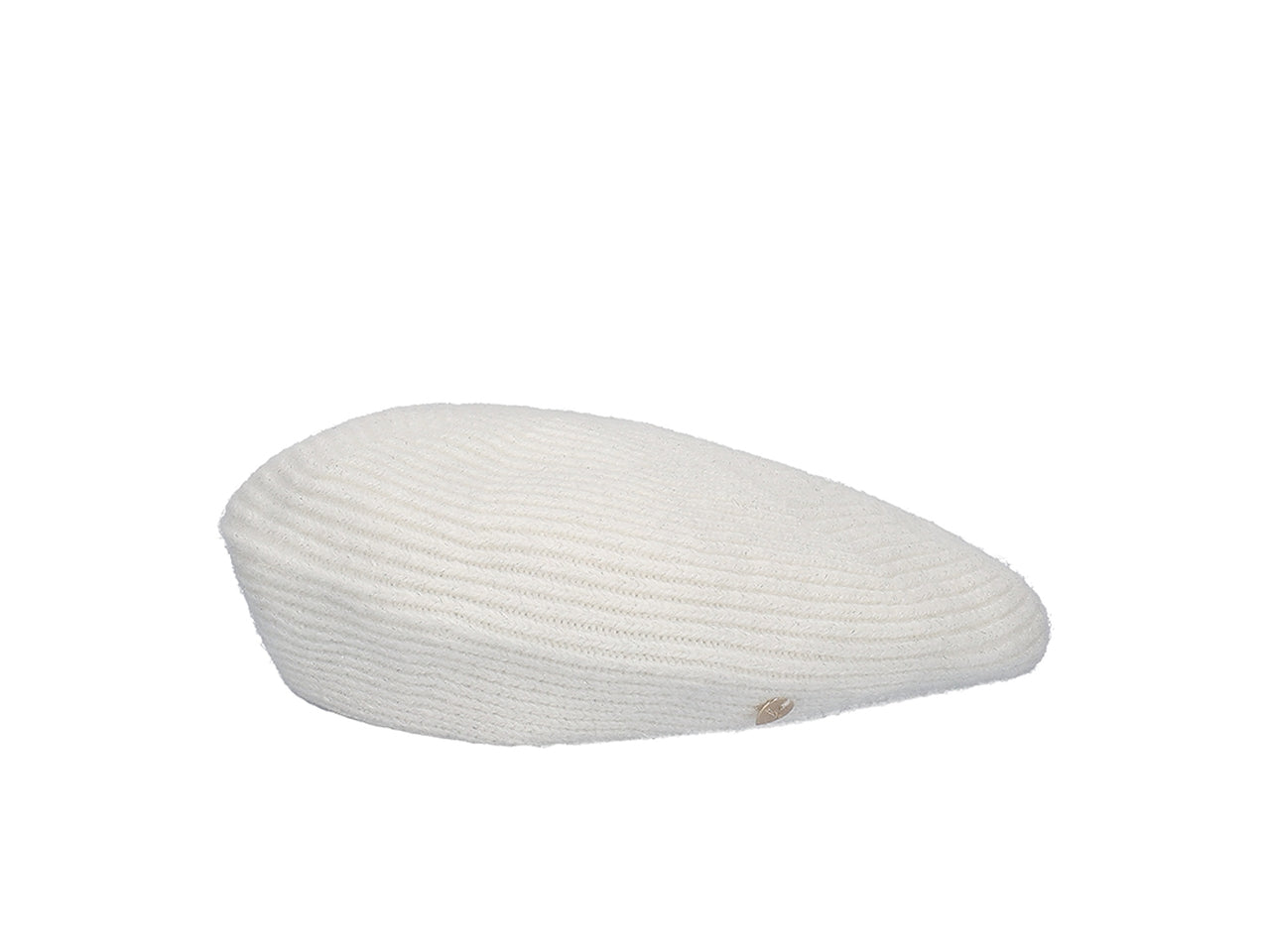 Basco con lurex colore panna