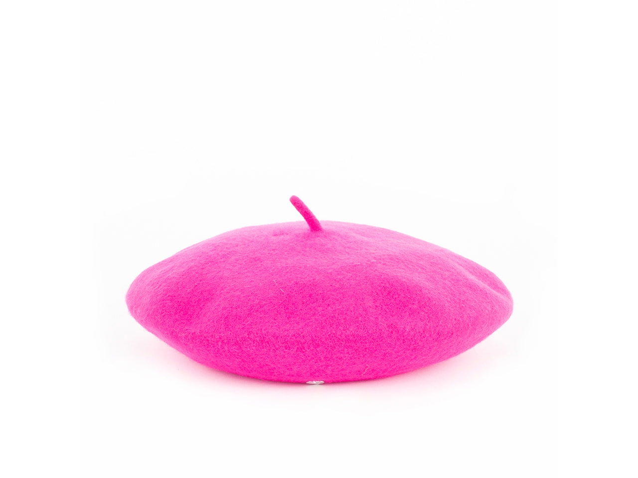 Basco in lana tinta unita colore fuxia