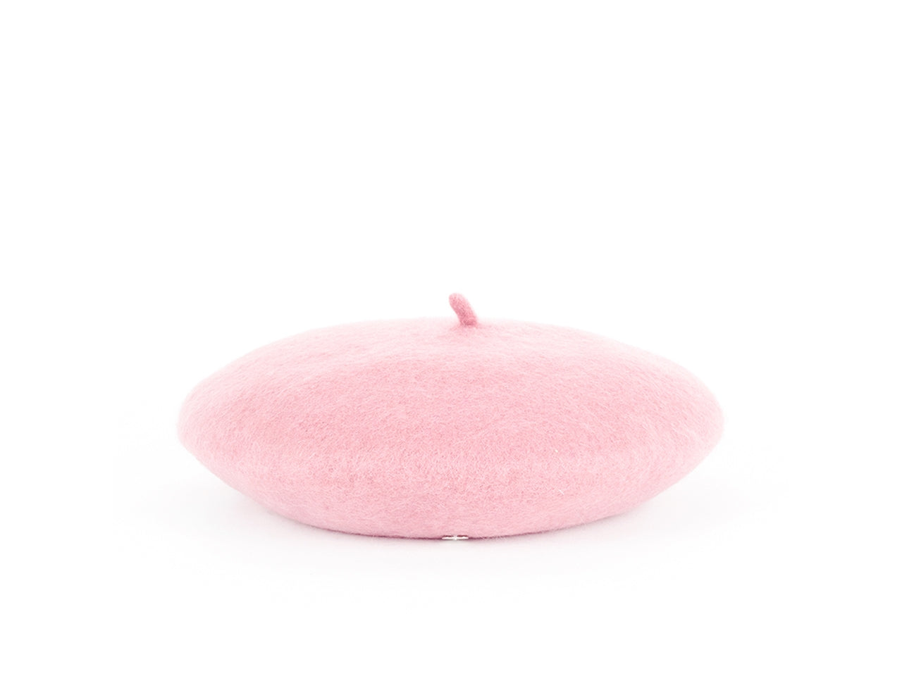 Basco in lana tinta unita colore rosa