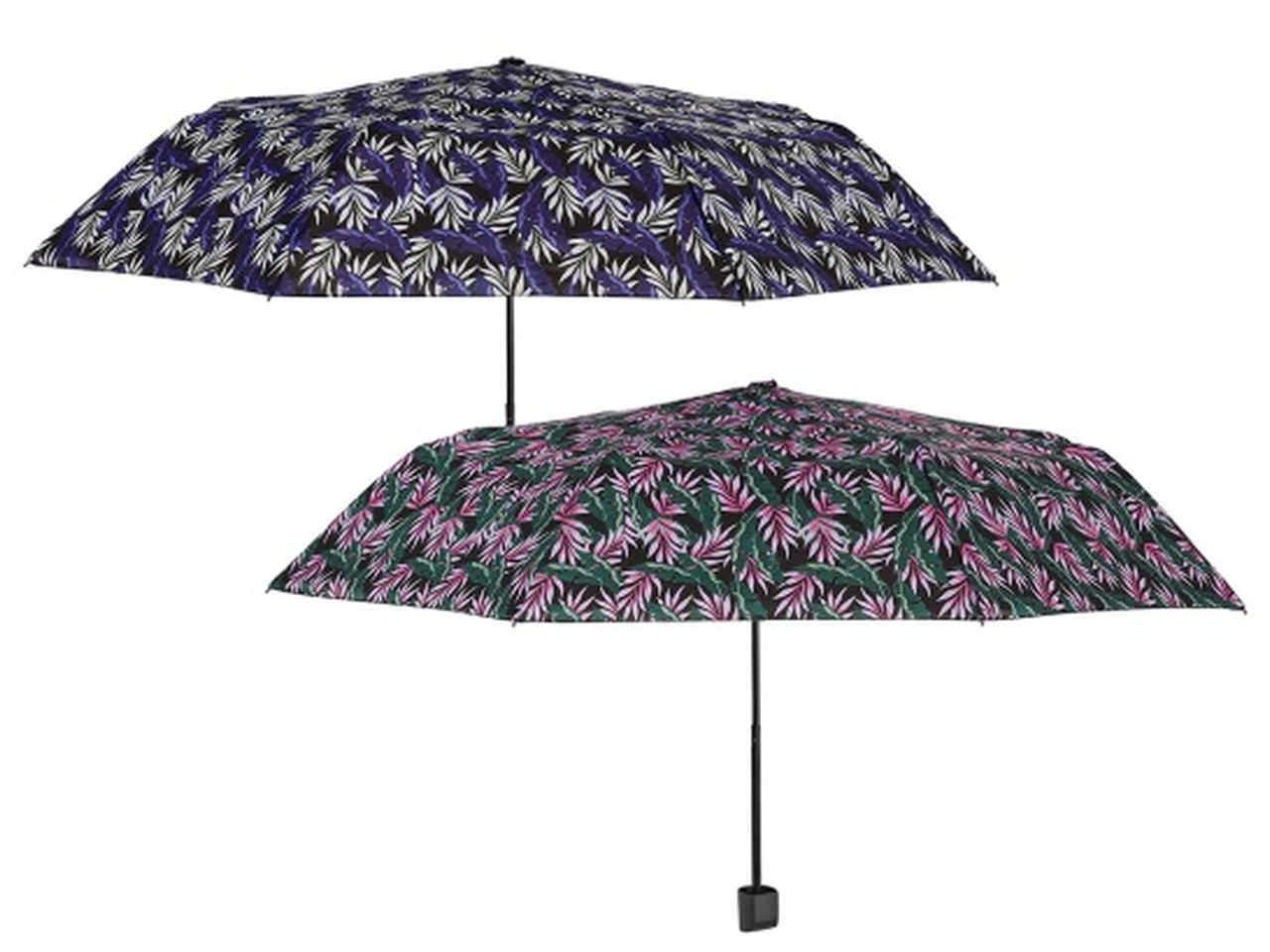 Ombrello mini da donna 54cm con apertura manuale fantasia