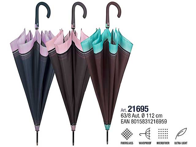 Ombrello donna auto 63/8 light techn.21695