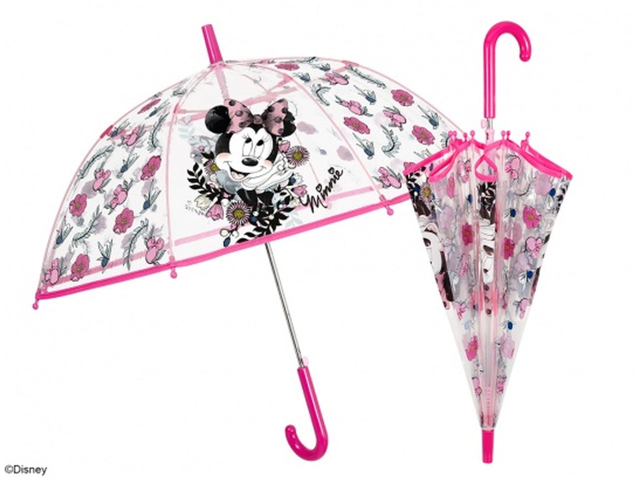 Ombrello con apertura automatica 45cm cupola poe fantasia minnie