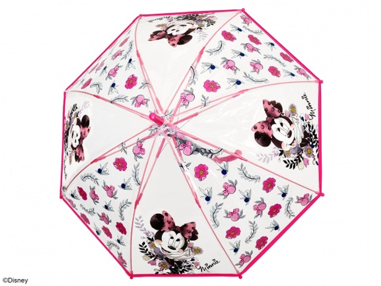 Ombrello con apertura automatica 45cm cupola poe fantasia minnie